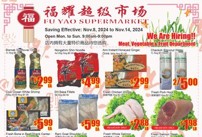 Fu Yao Supermarket Flyer November 8 to 14