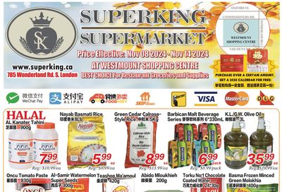 Superking Supermarket (London) Flyer November 8 to 14