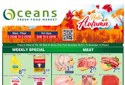 Oceans Fresh Food Market (West Dr., Brampton) Flyer November 8 to 14