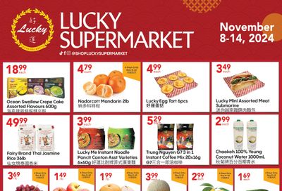 Lucky Supermarket (Edmonton) Flyer November 8 to 14