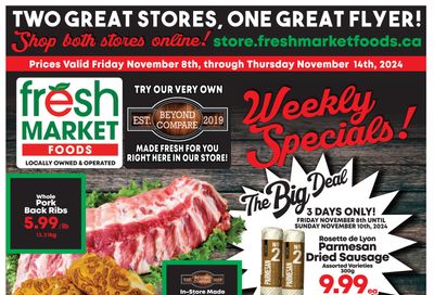 Fresh Market Foods Flyer November 8 to 14