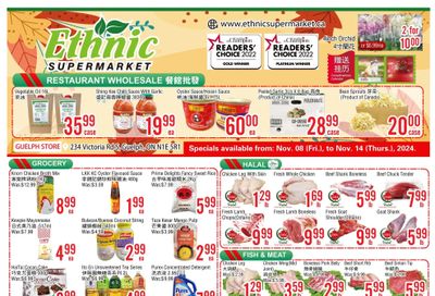 Ethnic Supermarket (Guelph) Flyer November 8 to 14