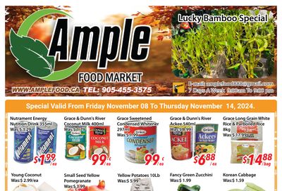 Ample Food Market (Brampton) Flyer November 8 to 14