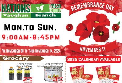 Nations Fresh Foods (Vaughan) Flyer November 8 to 14