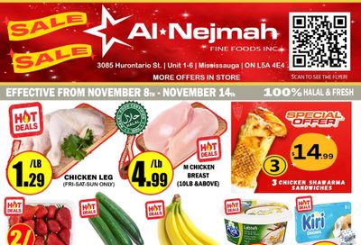 Alnejmah Fine Foods Inc. Flyer November 8 to 14