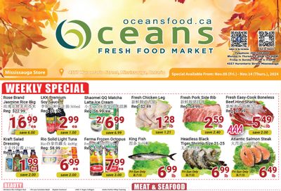 Oceans Fresh Food Market (Mississauga) Flyer November 8 to 14