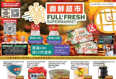 Full Fresh Supermarket Flyer November 8 to 14