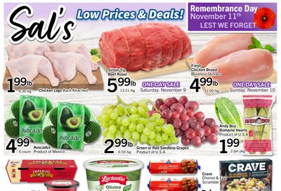 Sal's Grocery Flyer November 8 to 14