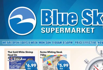 Blue Sky Supermarket (North York) Flyer November 8 to 14