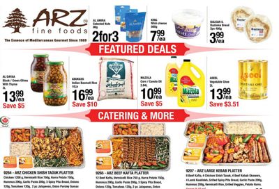 Arz Fine Foods Flyer November 8 to 14