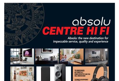 Centre Hi-Fi absolu Flyer November 8 to 14