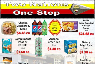 Two Nations One Stop Flyer November 8 to 14