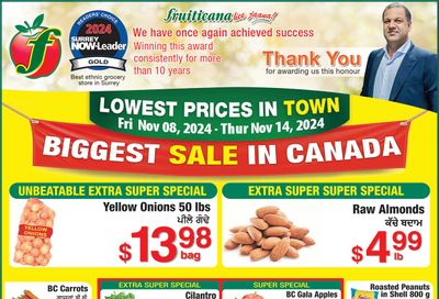 Fruiticana (Calgary) Flyer November 8 to 14