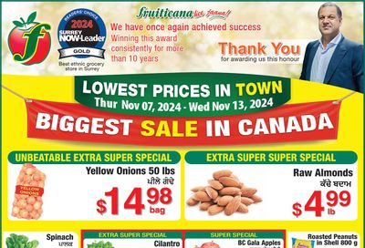 Fruiticana (Kelowna) Flyer November 7 to 13