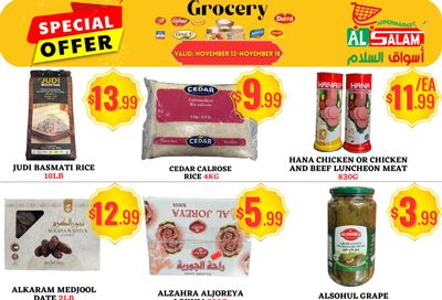 Al-Salam Supermarket Flyer November 12 to 18