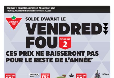 Canadian Tire (QC) Flyer November 14 to 20