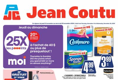 Jean Coutu (QC) Flyer November 14 to 20