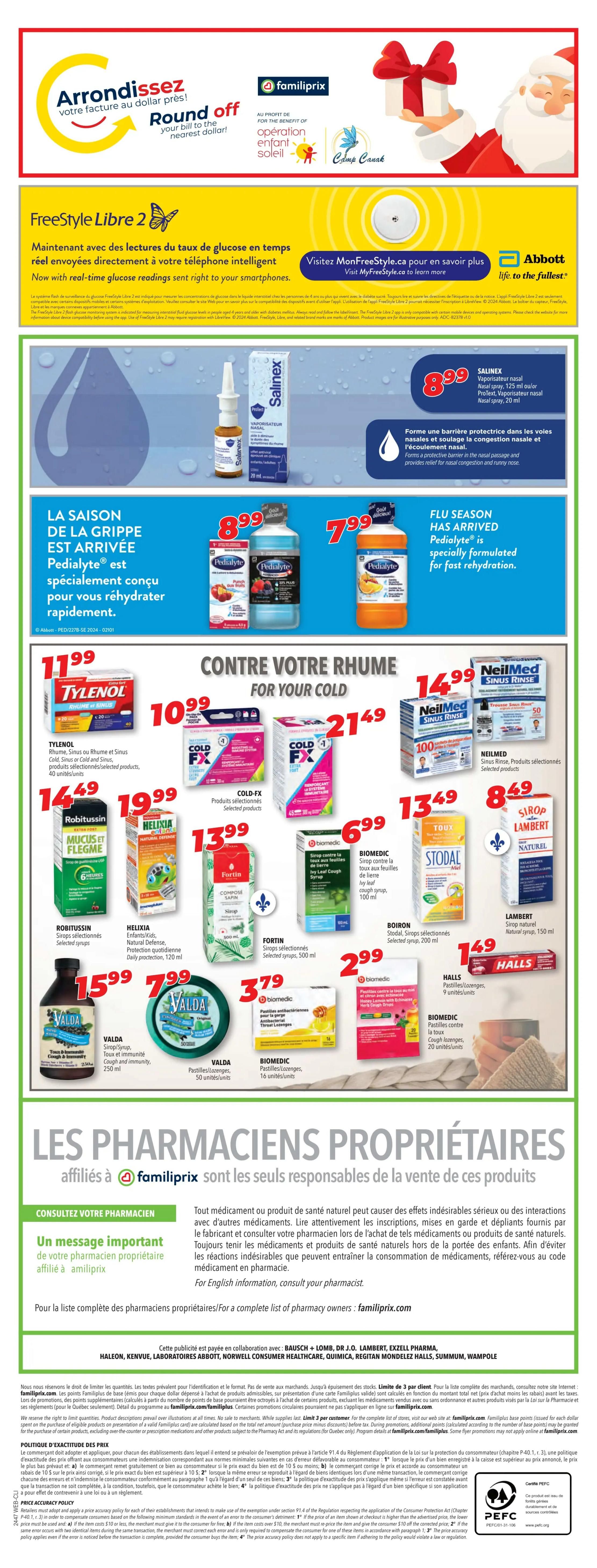 Familiprix Clinique Flyer November 14 to 20