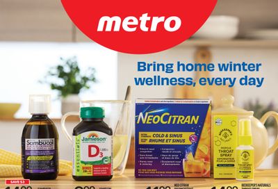 Metro (ON) Pharmacy Flyer November 14 to 27