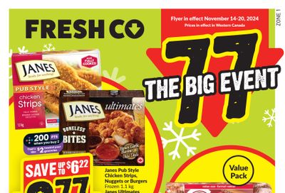 FreshCo (West) Flyer November 14 to 20