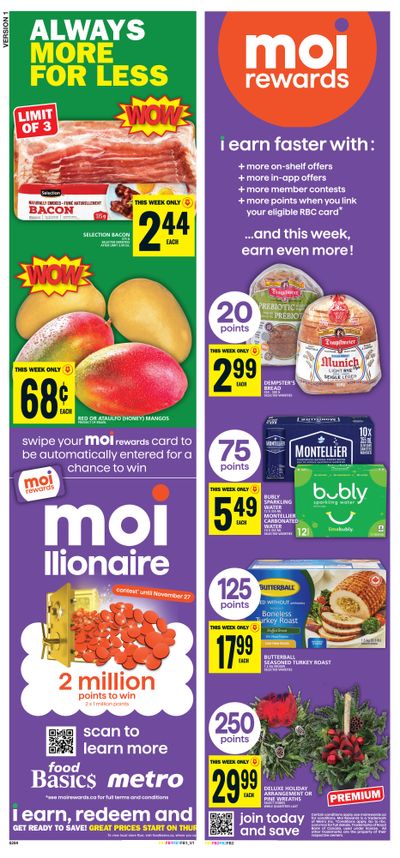 Food Basics Flyer November 14 to 20