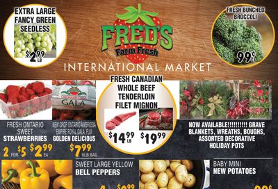 Fred's Farm Fresh Flyer November 13 to 19