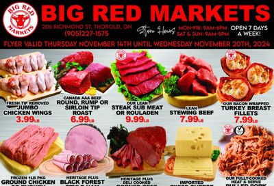 Big Red Markets Flyer November 14 to 20