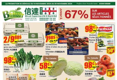 Btrust Supermarket (Montreal) Flyer November 14 to 20