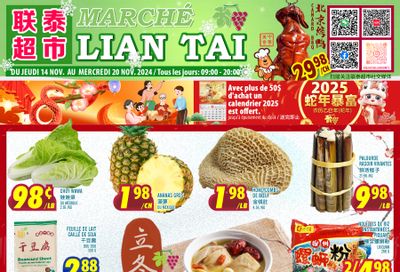 Marche Lian Tai Flyer November 14 to 20