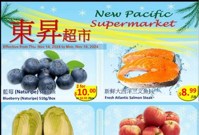 New Pacific Supermarket Flyer November 14 to 18