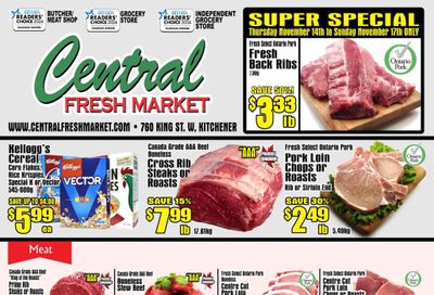 Central Fresh Market Flyer November 14 to 21