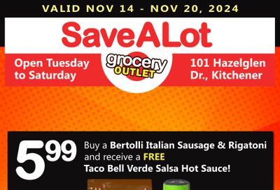 SaveALot Grocery Outlet Flyer November 14 to 20