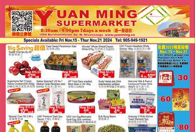 Yuan Ming Supermarket Flyer November 15 to 21