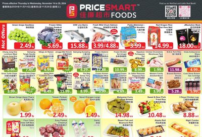 PriceSmart Foods Flyer November 14 to 20