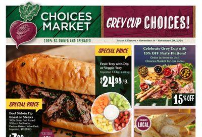 Choices Market Flyer November 14 to 20