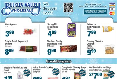 Bulkley Valley Wholesale Flyer November 14 to 20