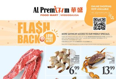 Al Premium Food Mart (Mississauga) Flyer November 14 to 20