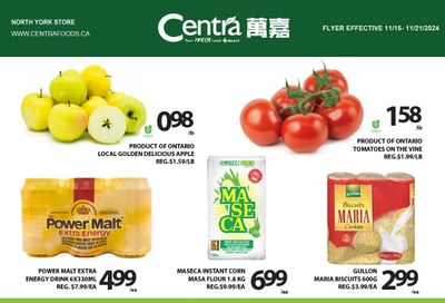 Centra Foods (North York) Flyer November 15 to 21