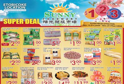 Sunny Foodmart (Etobicoke) Flyer November 15 to 21