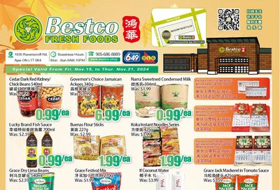 BestCo Food Mart (Ajax) Flyer November 15 to 21