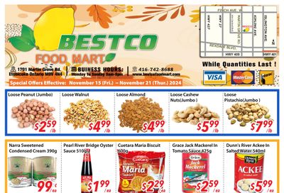 BestCo Food Mart (Etobicoke) Flyer November 15 to 21