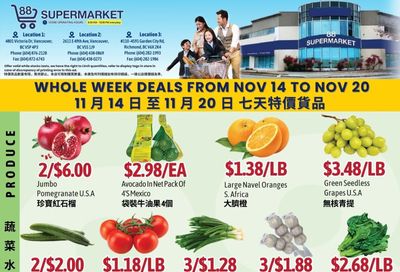 88 Supermarket Flyer November 14 to 20