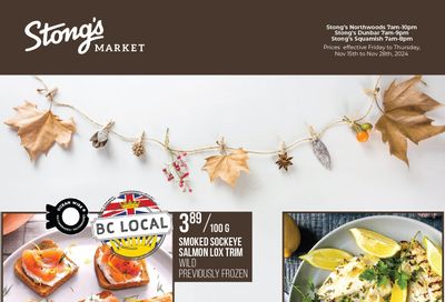 Stong's Market Flyer November 15 to 28