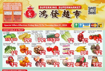 Superking Supermarket (North York) Flyer November 15 to 21