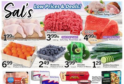 Sal's Grocery Flyer November 15 to 21