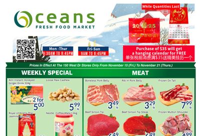 Oceans Fresh Food Market (West Dr., Brampton) Flyer November 15 to 21