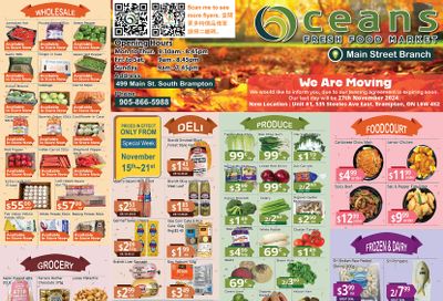 Oceans Fresh Food Market (Main St., Brampton) Flyer November 15 to 21