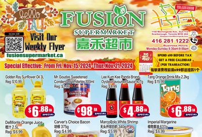 Fusion Supermarket Flyer November 15 to 21