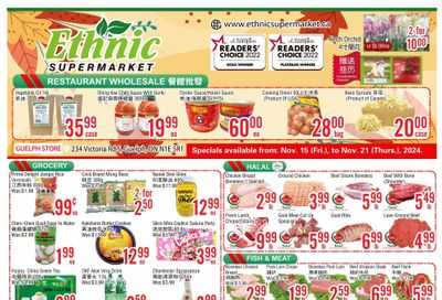 Ethnic Supermarket (Guelph) Flyer November 15 to 21