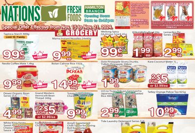 Nations Fresh Foods (Hamilton) Flyer November 15 to 21